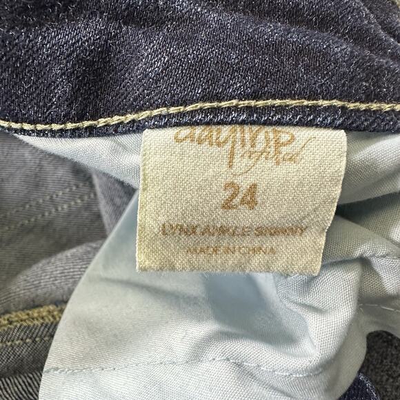 Day Trip Jeans Womens 24 Blue Lynx Skinny Ankle Low‎ Rise Denim Pants - Picture 5 of 14
